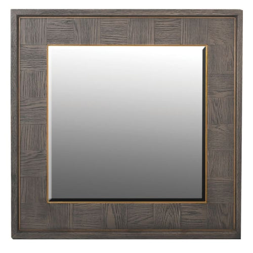 Agartha Taupe Squares Mirror