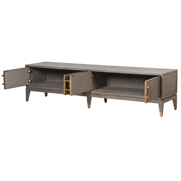 Agartha Taupe Squares TV Unit - LUXONAS