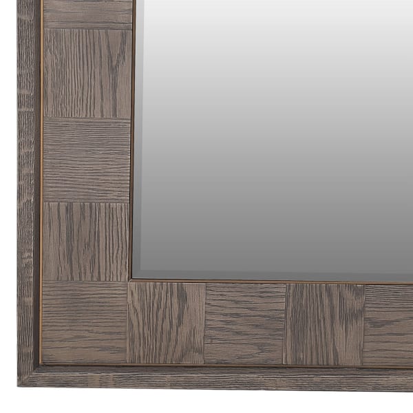 Agartha Taupe Tall Wall Mirror - LUXONAS