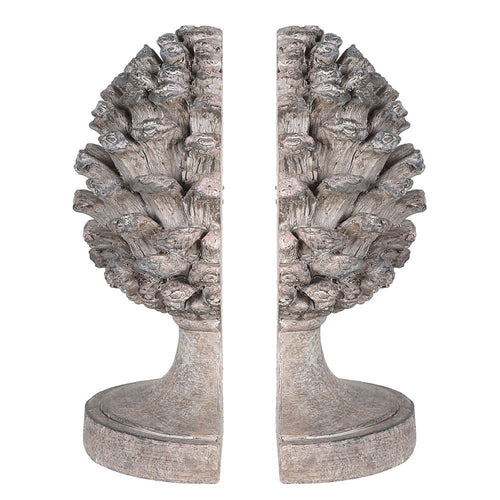 Aged Artichoke Book Ends - LUXONAS HOME