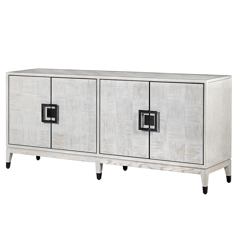 Akila Grey Sideboard - Contemporary Retro Modern Design