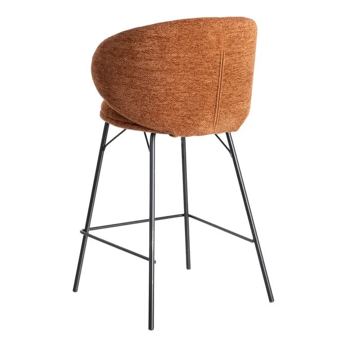 Alder Curve Rust Stool - LUXONAS
