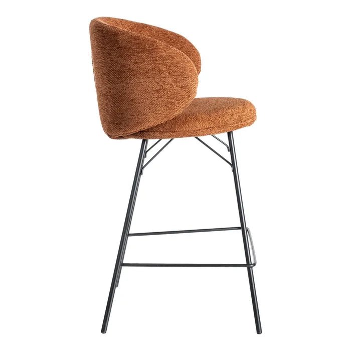 Alder Curve Rust Stool - LUXONAS