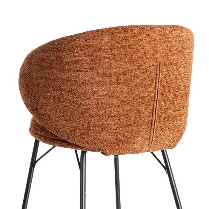 Alder Curve Rust Stool - LUXONAS
