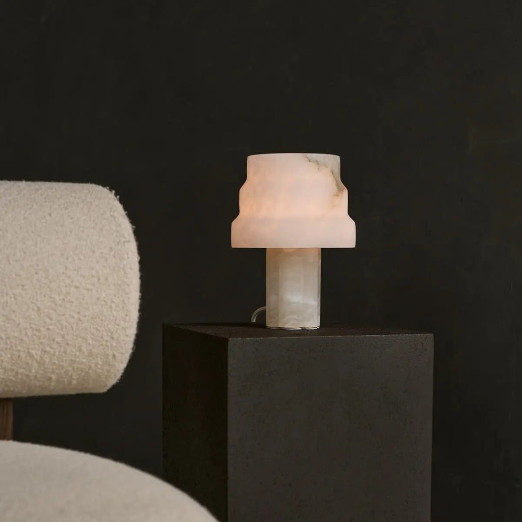 Alessandra Alabaster Lamp | Elegant Modern Lighting - LUXONAS HOME