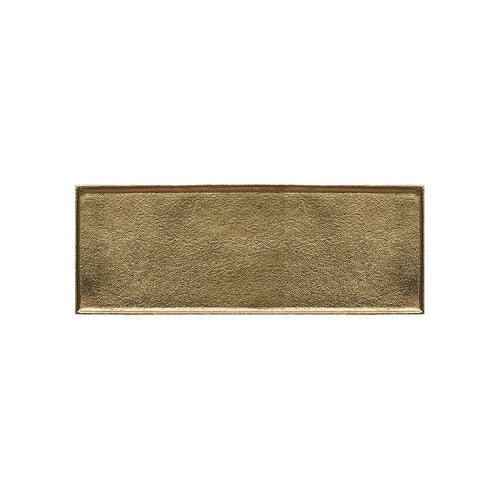 Alice Rectangular Metal Gold Tray