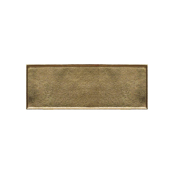 Alice Rectangular Metal Gold Tray