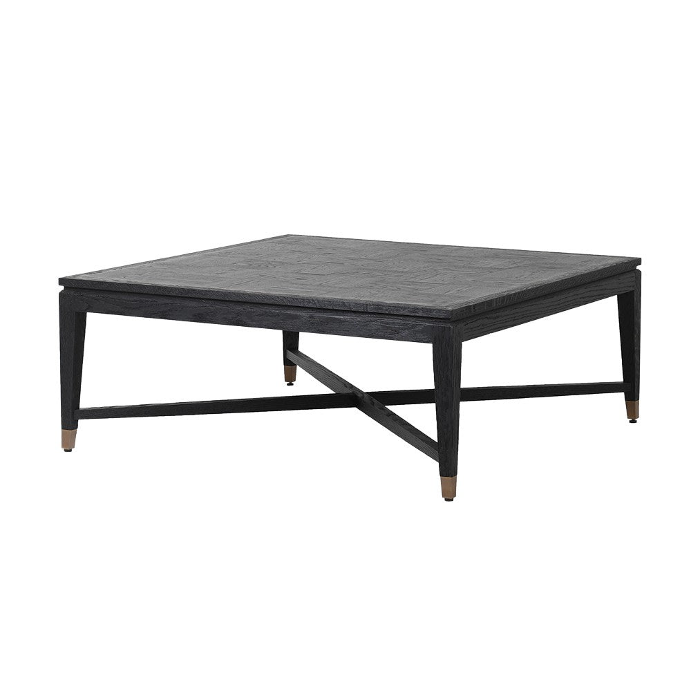 Altham Black Square Coffee Table - LUXONAS