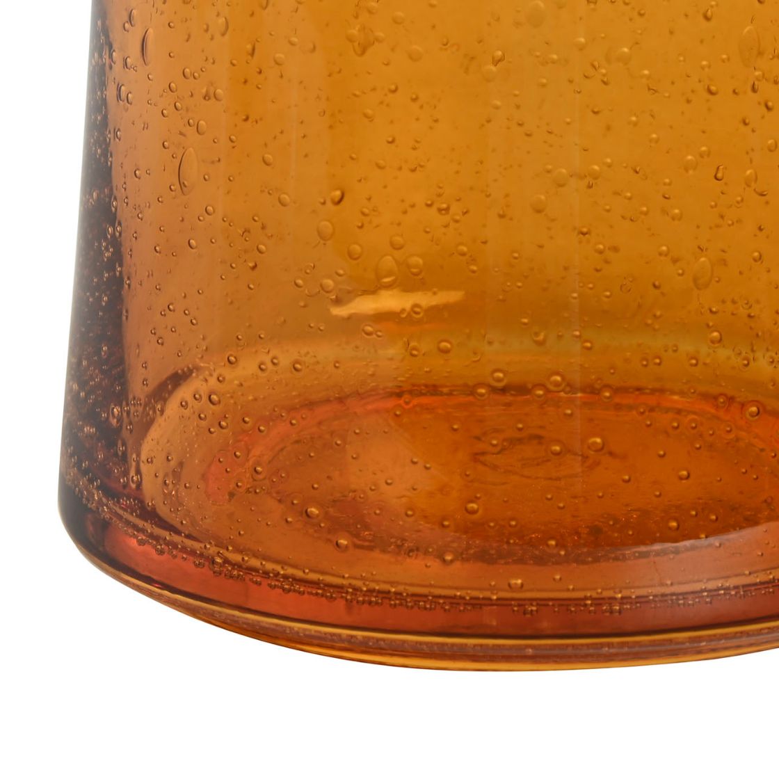 Amber Glass Bubble Carafe - LUXONAS