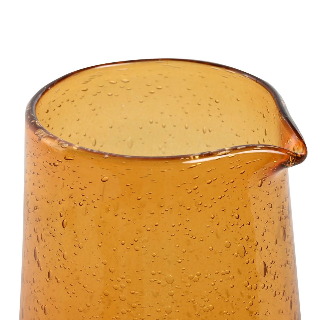 Amber Glass Bubble Carafe - LUXONAS