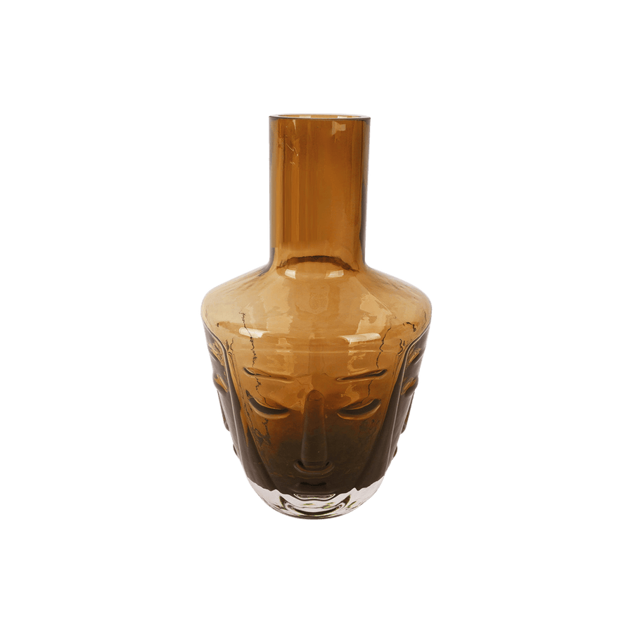 Amber Glass Vase