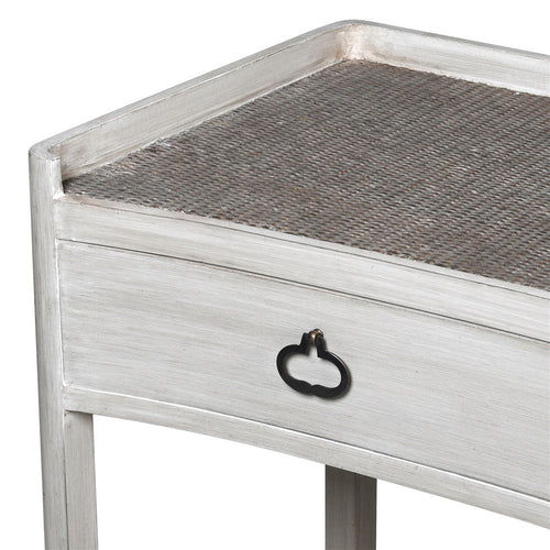 Amida Wooden 2-Drawer Console Table