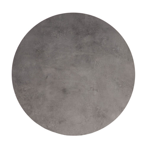 Anthracite Contract Table with Metal and Wood, 65 x 65 x 75 cm - LUXONAS HOME
