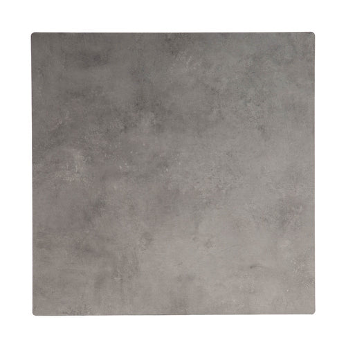 Anthracite Contract Table with Metal and Wood, 68 x 68 x 75 cm - LUXONAS HOME