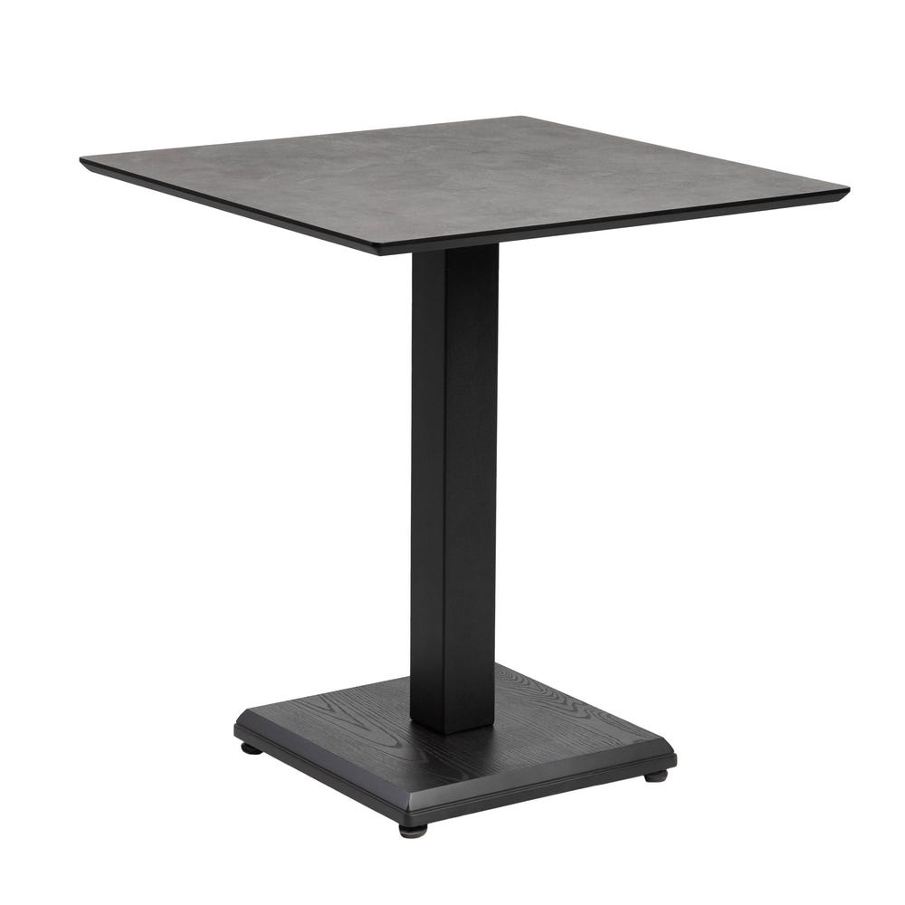 Anthracite Contract Table with Metal and Wood
