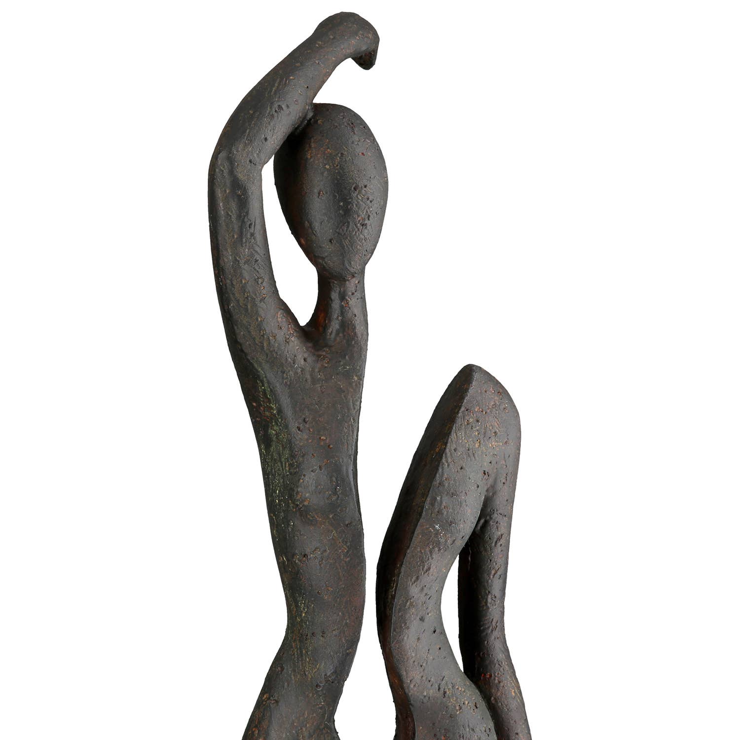 Anthracite Woman Sculpture 40cm - LUXONAS HOME