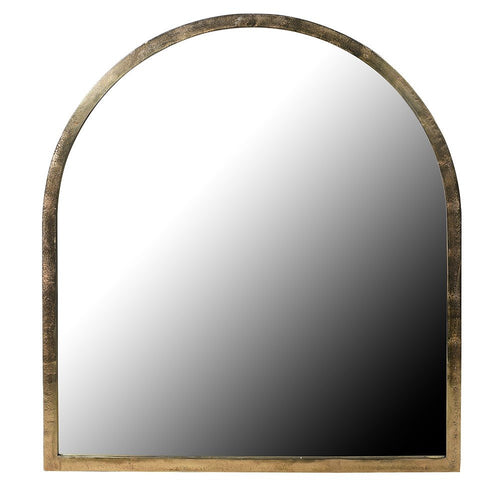 Antique Brass Arch Mirror