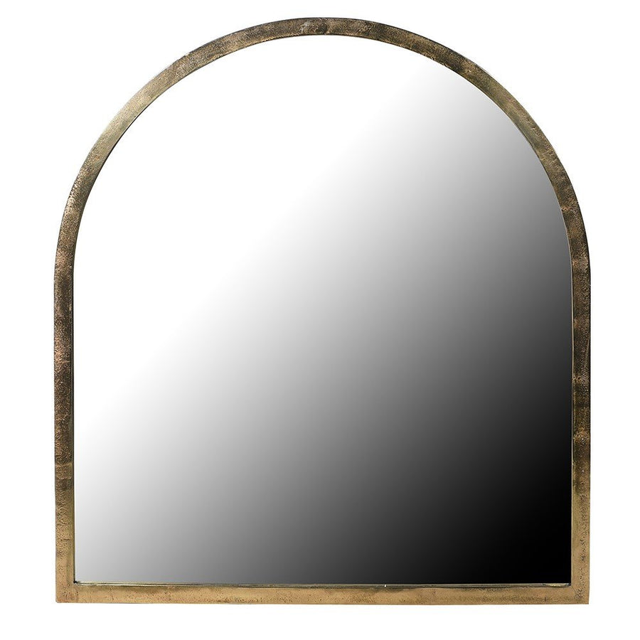 Antique Brass Arch Mirror