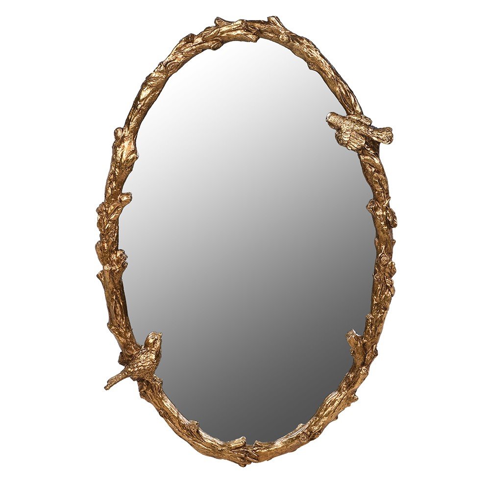 Antique Gold Birds Mirror - LUXONAS