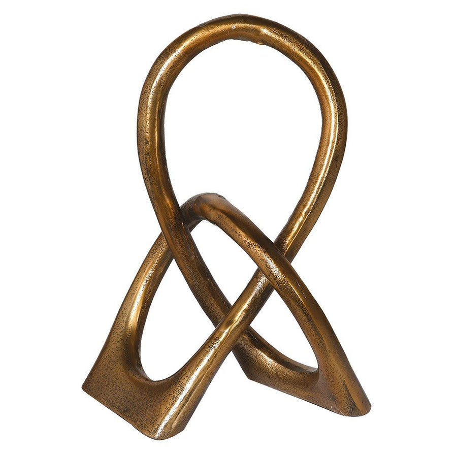 Antique Gold Loop Decorative Aluminium Accent