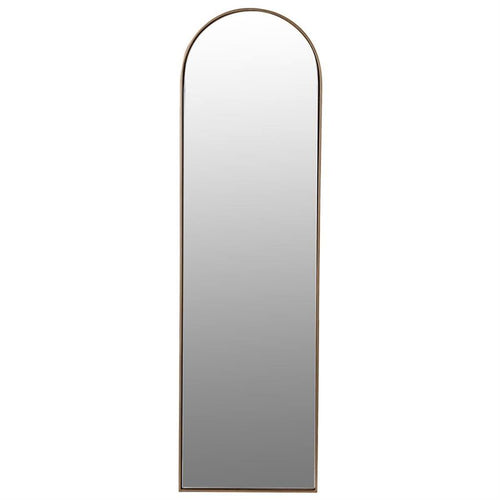 Arch Top Metal Framed Mirror
