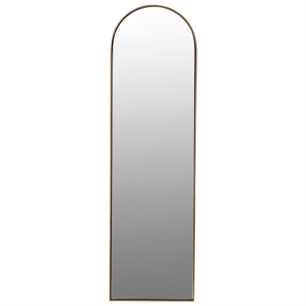 Arch Top Metal Framed Mirror