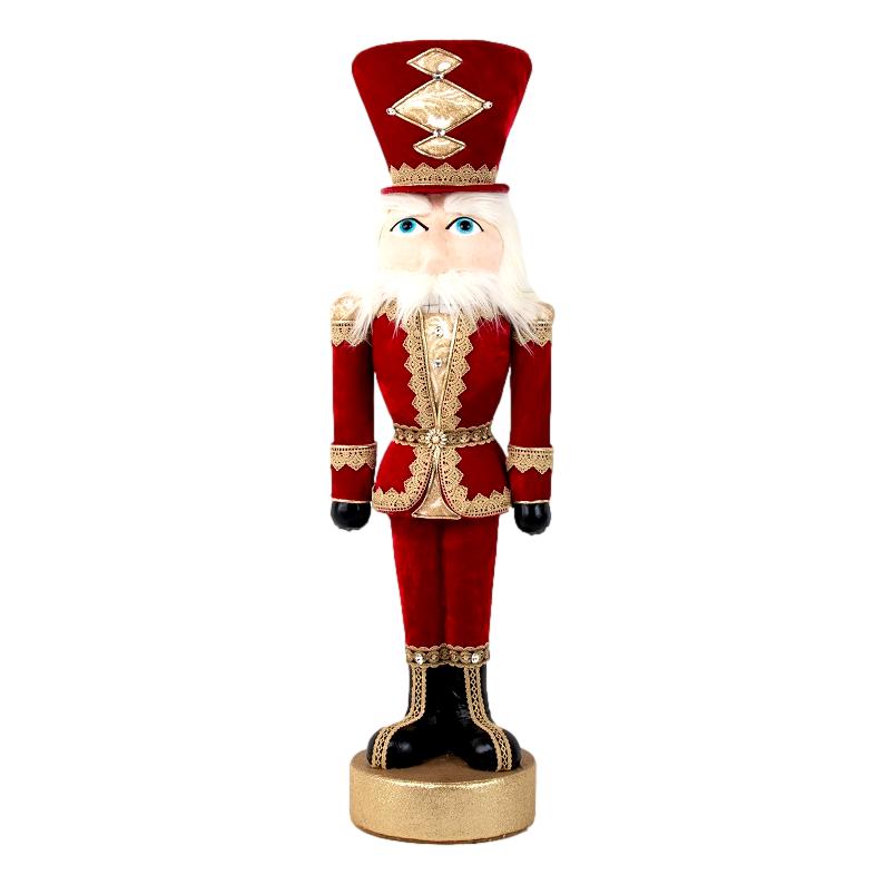 Artificial Red Nutcracker Soldier 101cm - LUXONAS