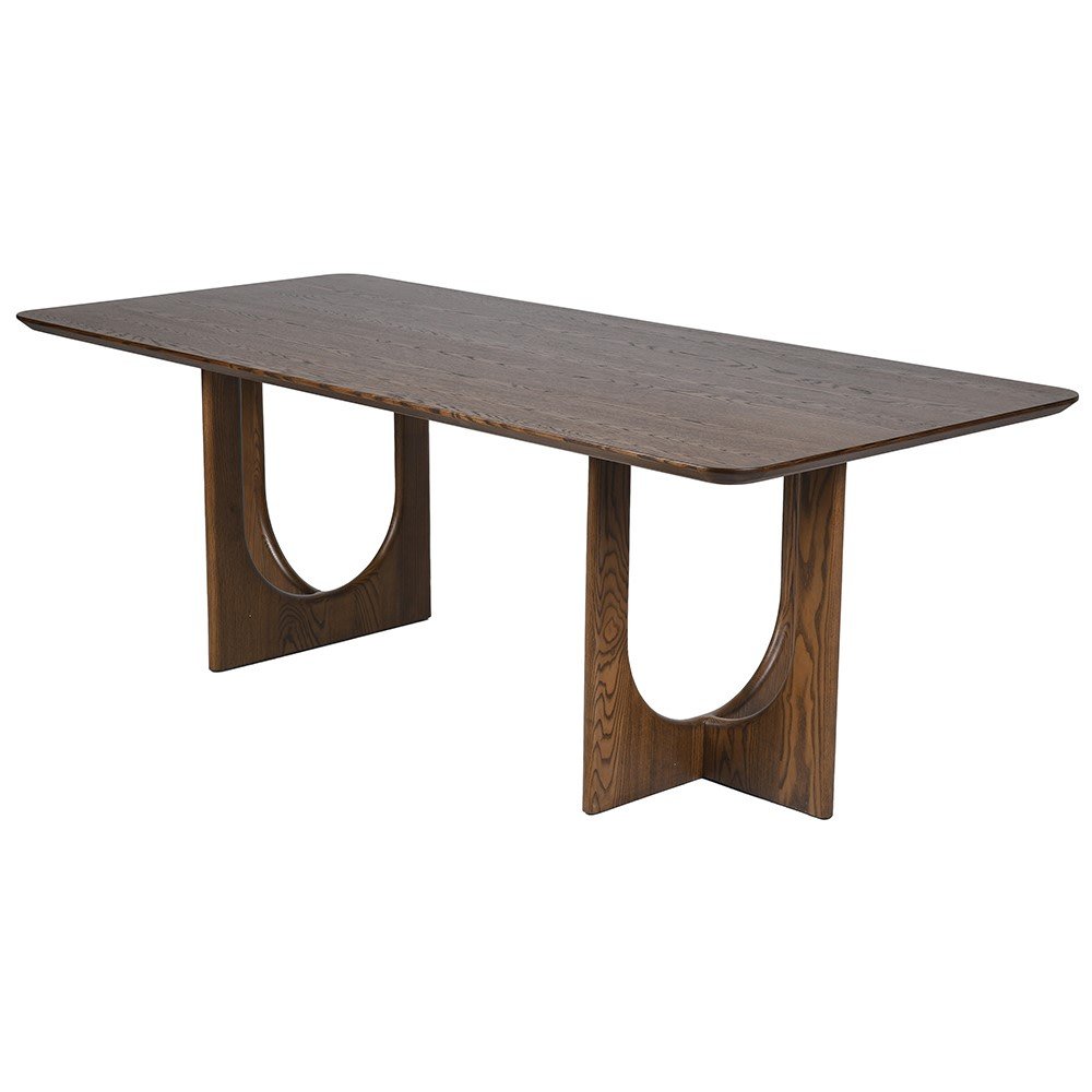 Ash Veneer Dining Table - Elegant and Durable Design - LUXONAS