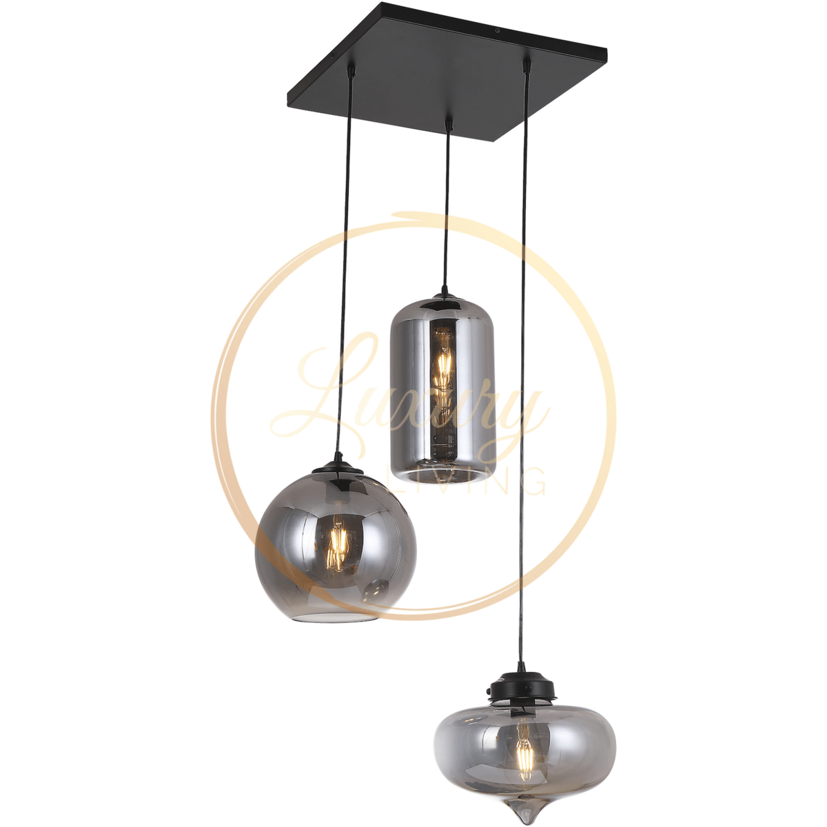Ava 3 - Light Hanging Lamp Mix - LUXONAS HOME