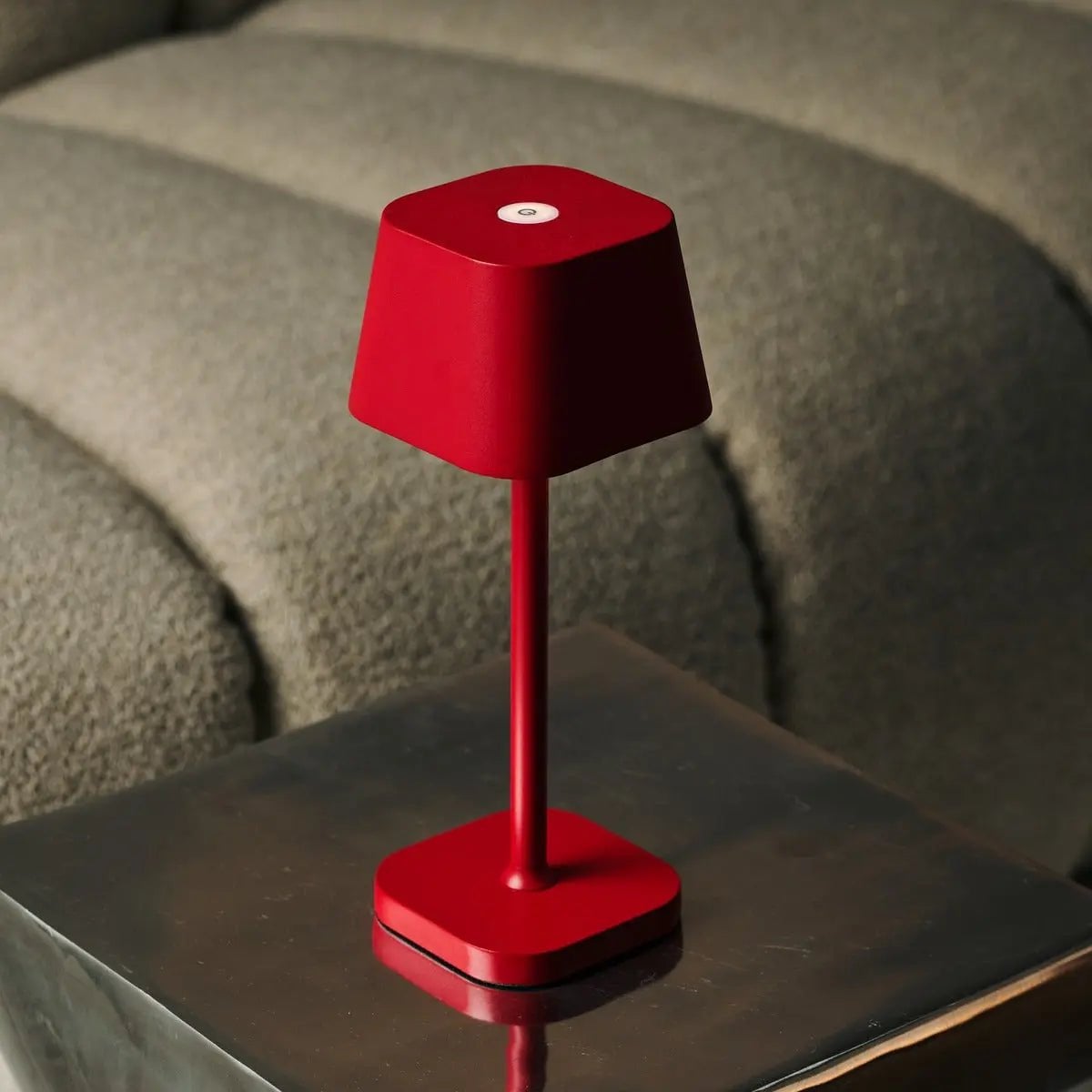 Ava Berry Red Rechargeable Table Lamp | Stylish, Cordless & Dimmable - LUXONAS HOME