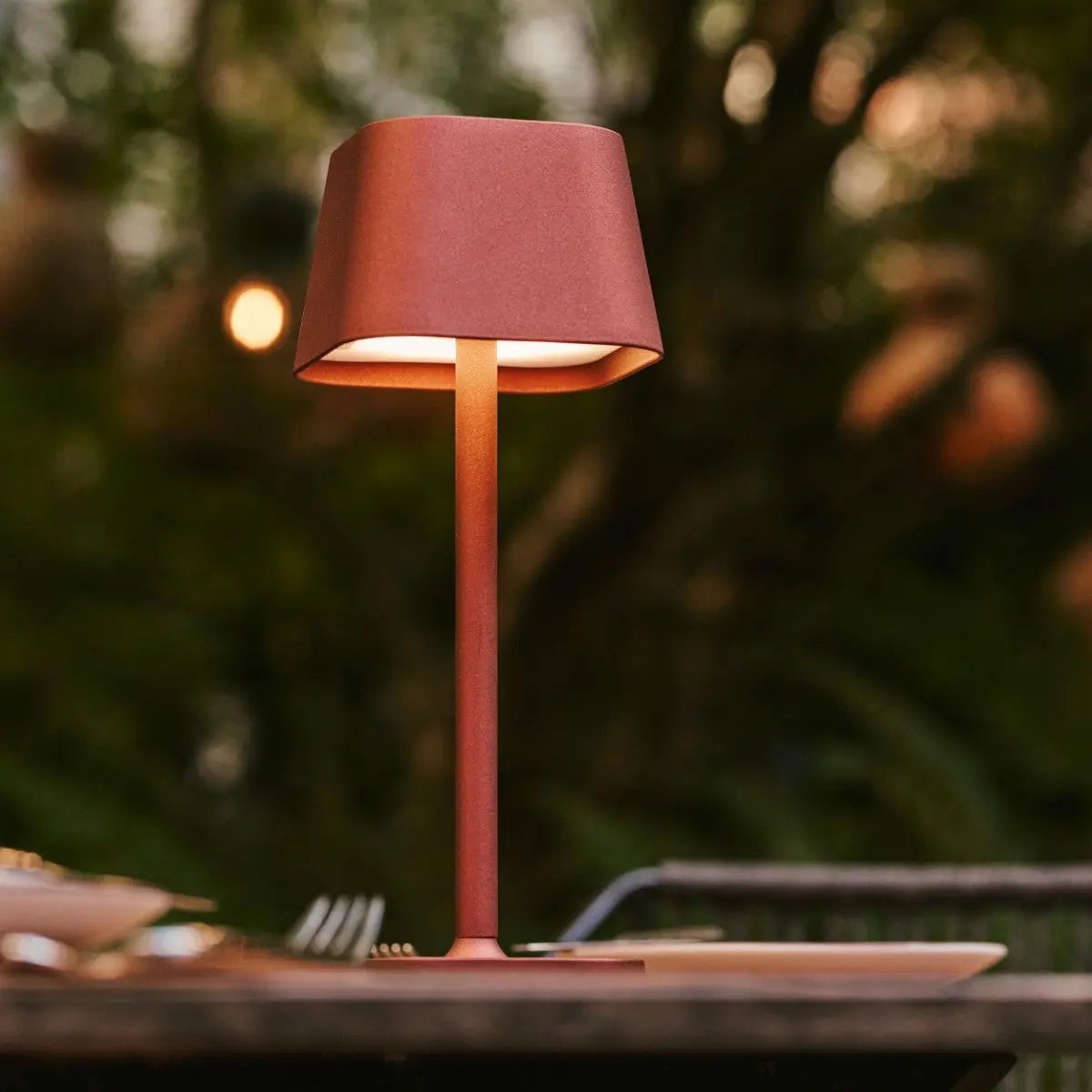Ava Bronze Rechargeable Table Lamp | Stylish, Cordless & Dimmable - LUXONAS HOME