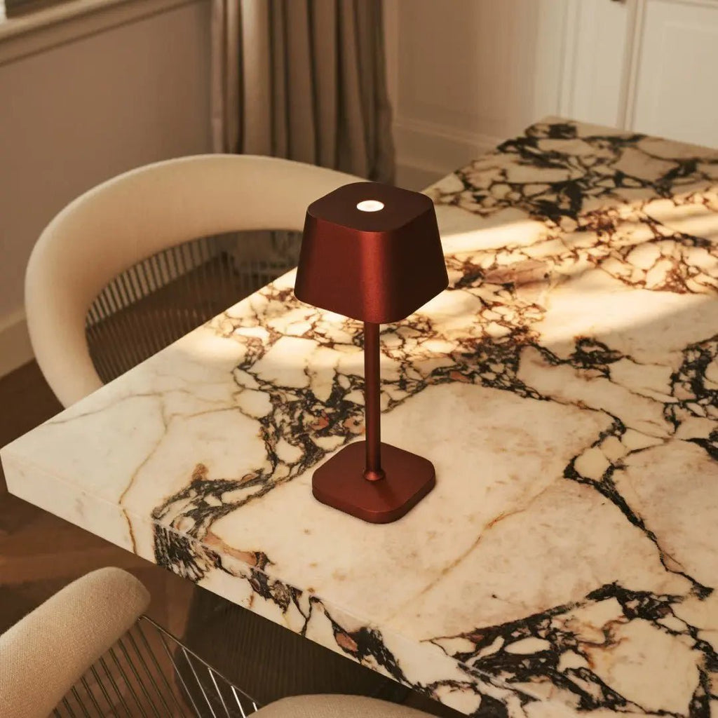 Ava Bronze Rechargeable Table Lamp | Stylish, Cordless & Dimmable - LUXONAS HOME