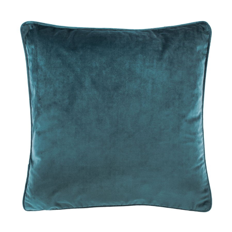 Cushion (filled) VELVET - 45x45 cm: Blue