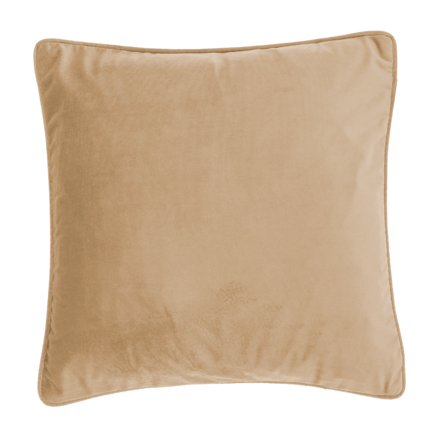 Cushion (filled) VELVET - 45x45 cm: Sand