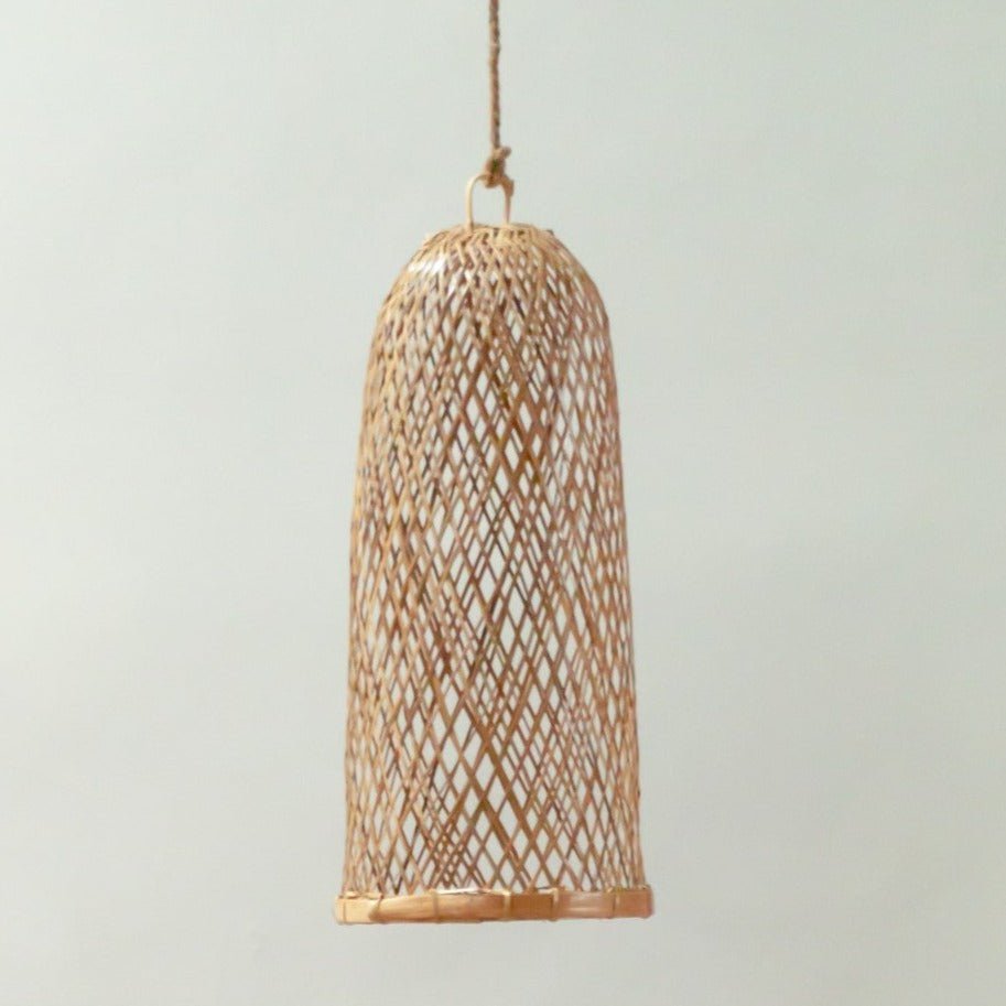 Bamboo Lamp | Natural Lampshade | Woven Ceiling Lamp CAMAYA - LUXONAS HOME