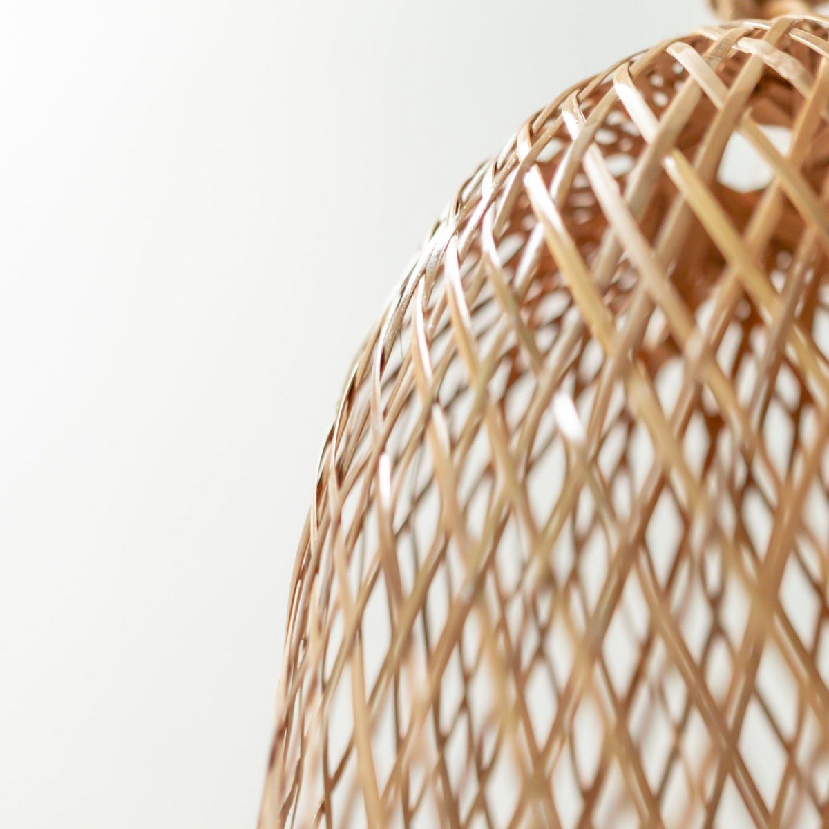 Bamboo Lamp | Natural Lampshade | Woven Ceiling Lamp CAMAYA - LUXONAS HOME