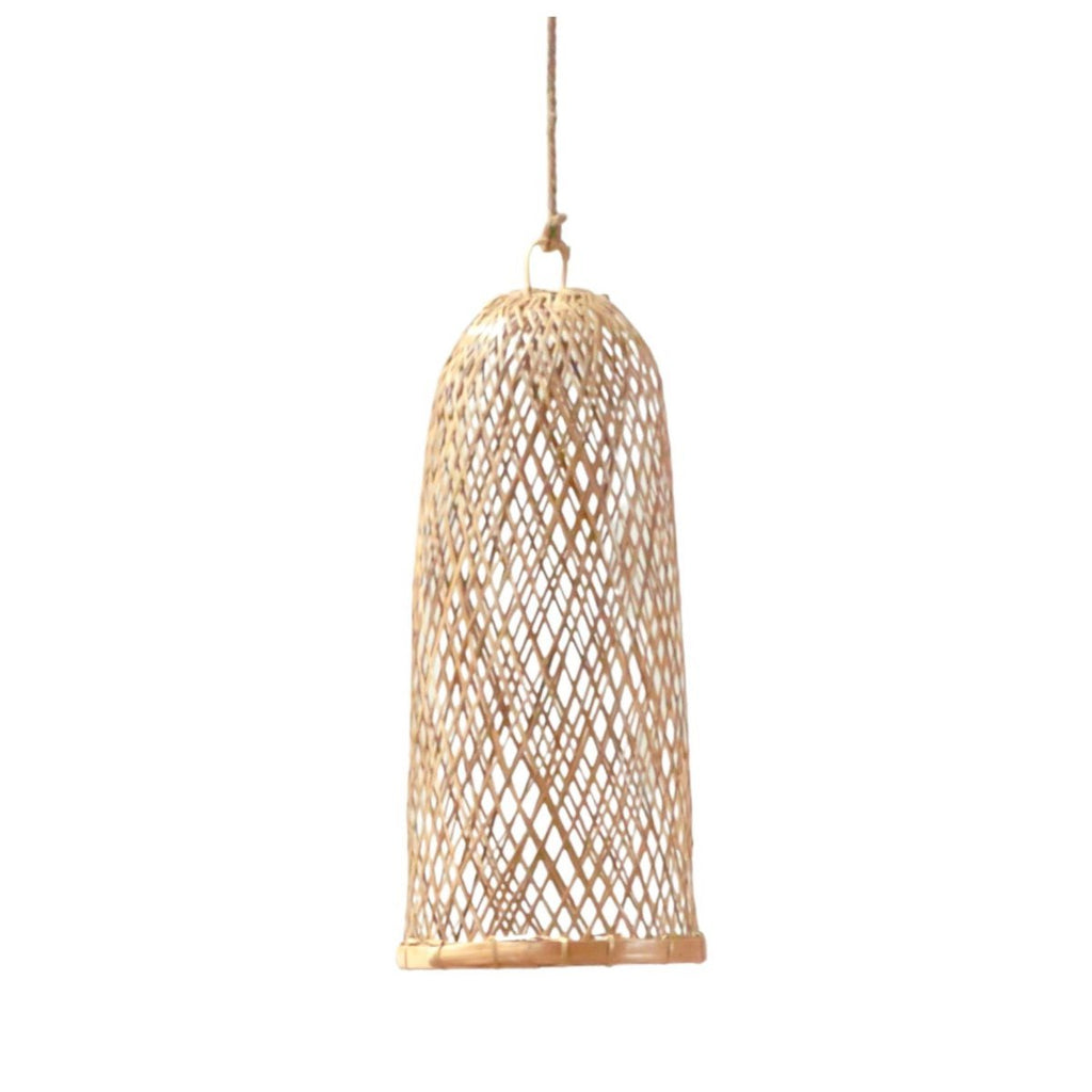 Bamboo Lamp | Natural Lampshade | Woven Ceiling Lamp CAMAYA - LUXONAS HOME