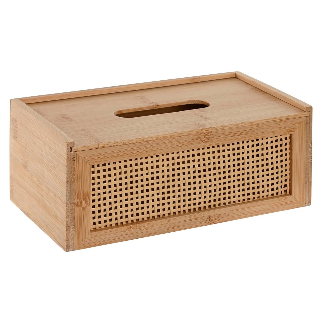Bamboo & Rattan Tissue Box - LUXONAS