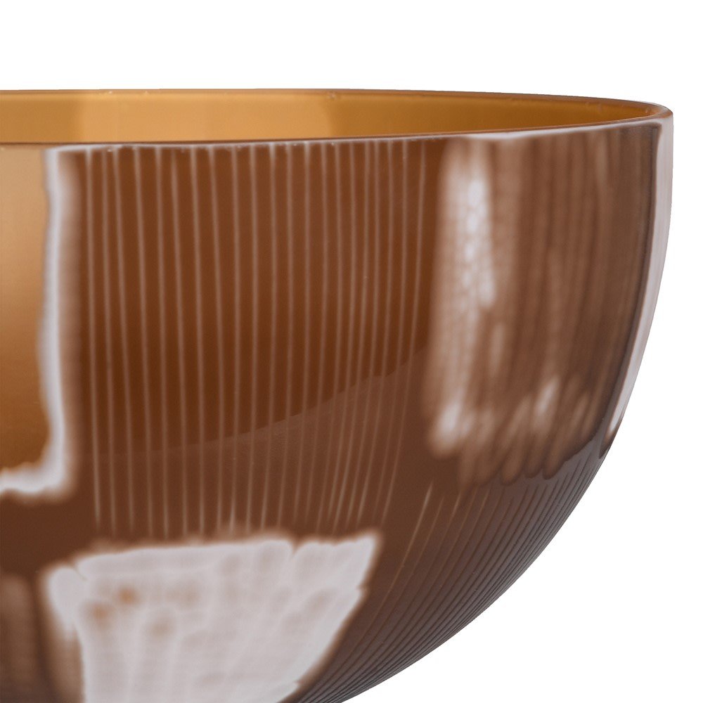 Bardot Glass Bowl - Elegant Decorative Accent - LUXONAS