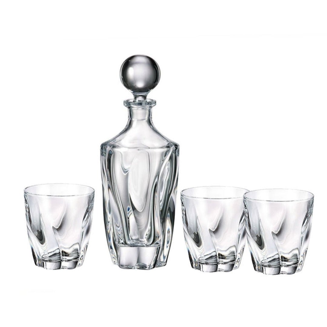 'Barley Twist' Crystal Decanter Set - LUXONAS