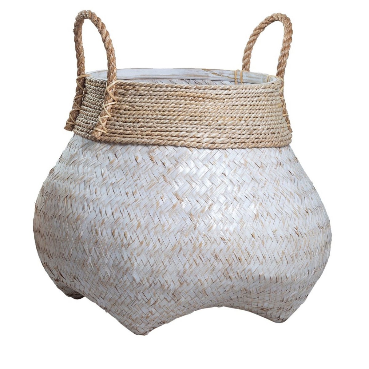 Basket | Laundry Basket | Plant Basket BENOA made from Bamboo (2 sizes) - LUXONAS HOME