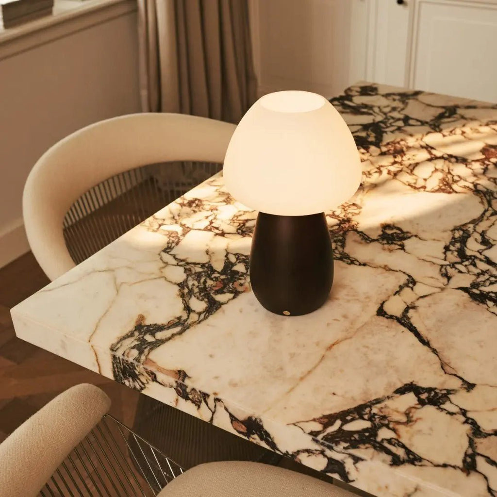 Bear Dark Brown Rechargeable Lamp | Cordless, Dimmable & Up to 100 Hours of Battery Life - LUXONAS HOME