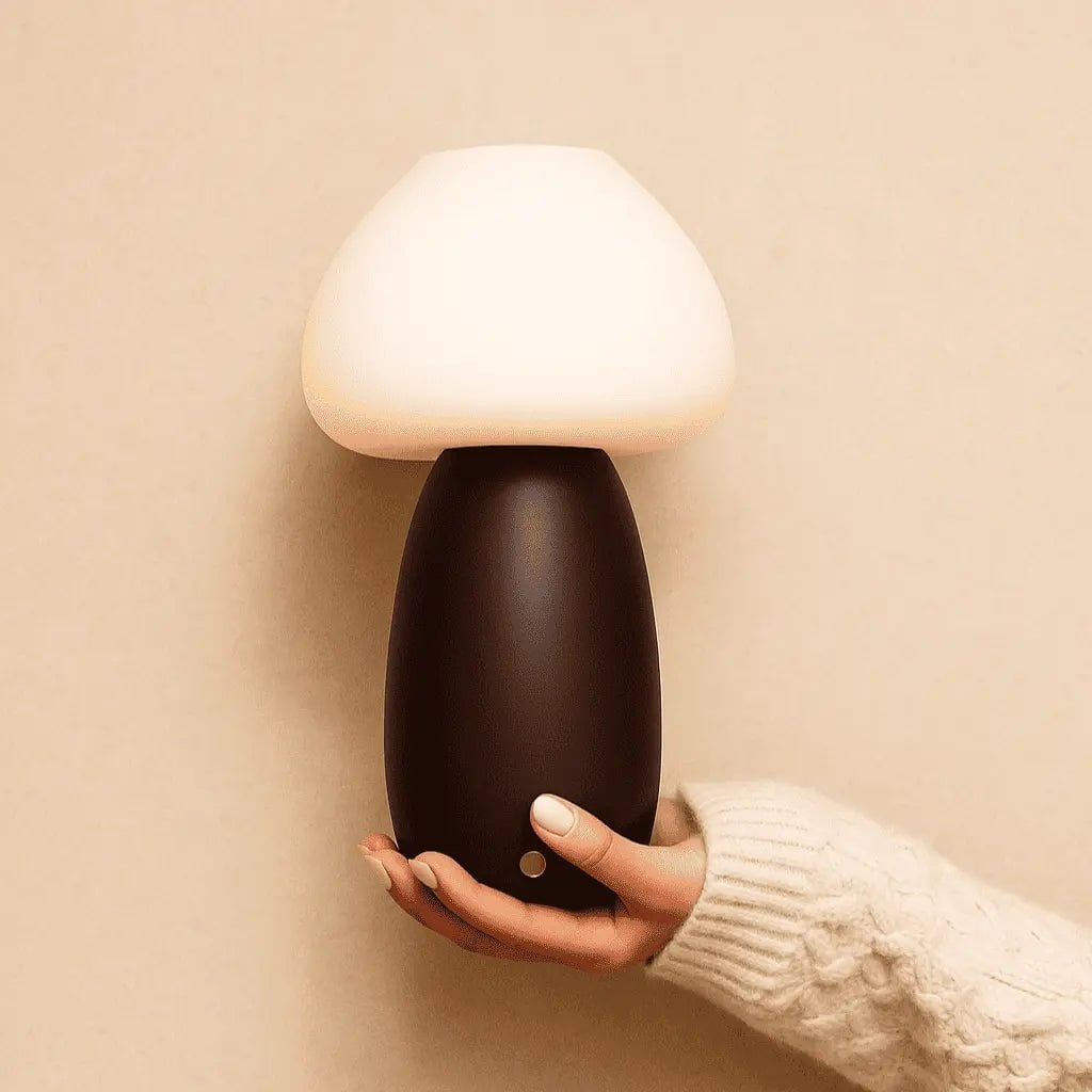 Bear Dark Brown Rechargeable Lamp | Cordless, Dimmable & Up to 100 Hours of Battery Life - LUXONAS HOME