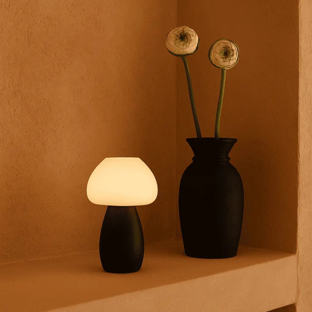 Bear Dark Brown Rechargeable Lamp | Cordless, Dimmable & Up to 100 Hours of Battery Life - LUXONAS HOME