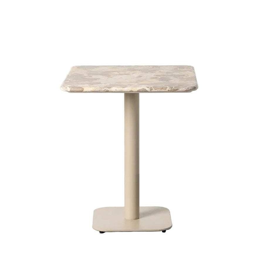 Beige Marble Top Bar Table