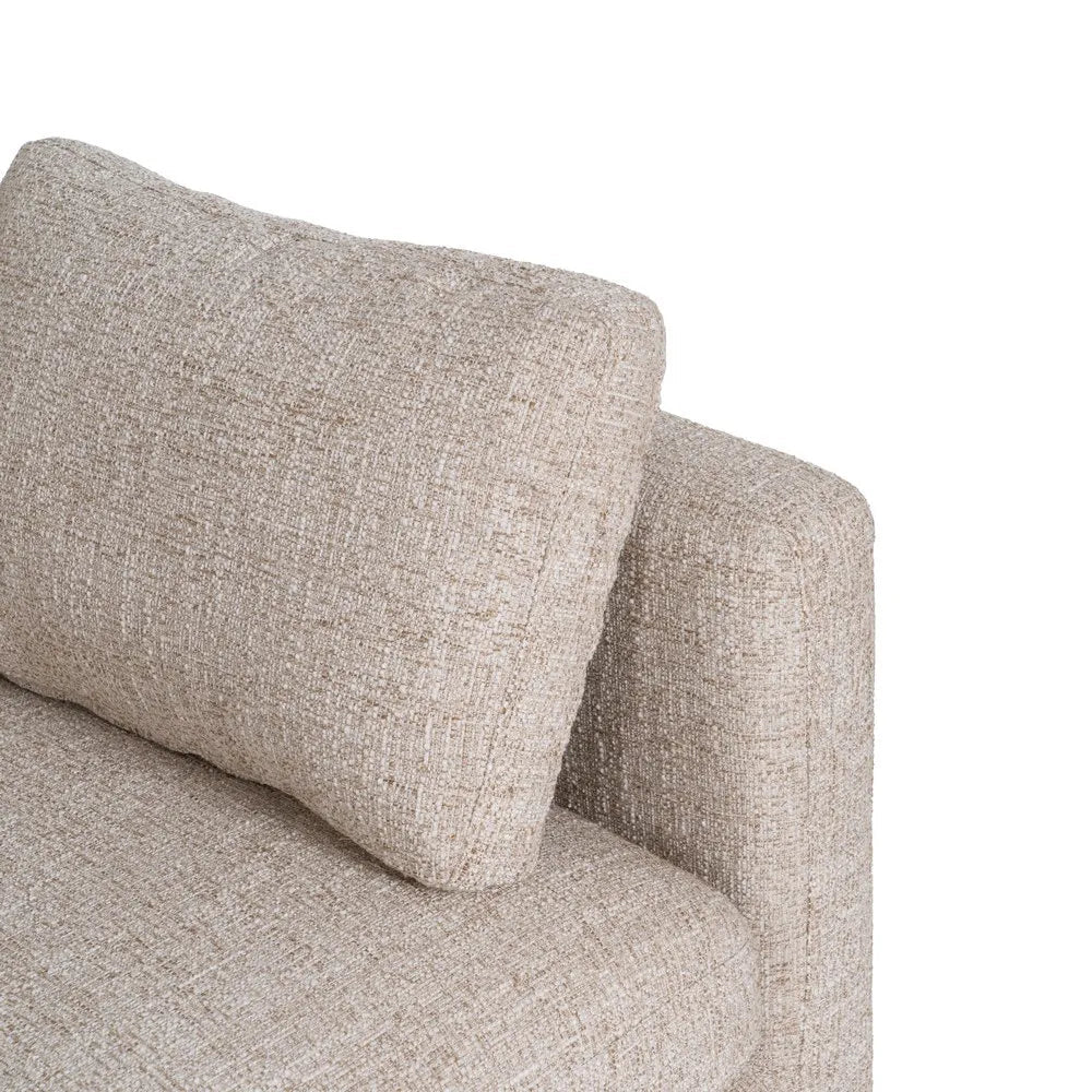 Beige Weave 3 Seater Sofa - LUXONAS HOME