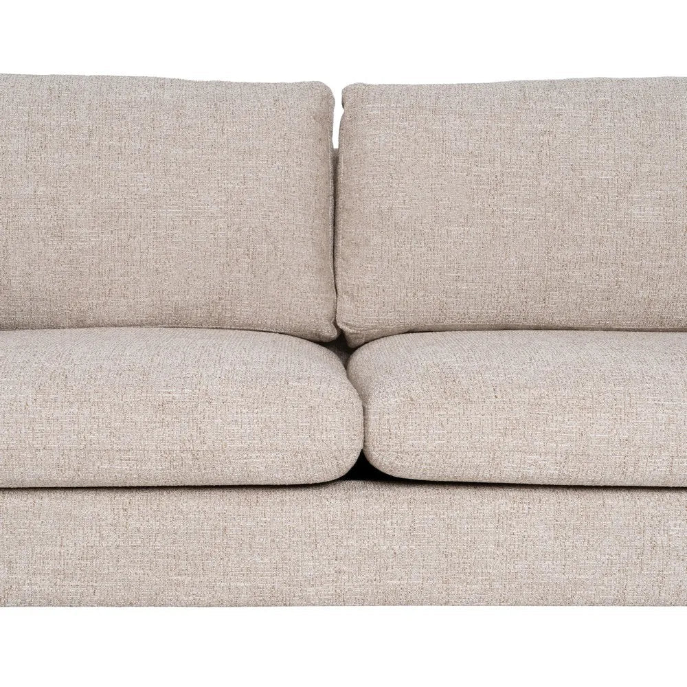 Beige Weave 3 Seater Sofa - LUXONAS HOME