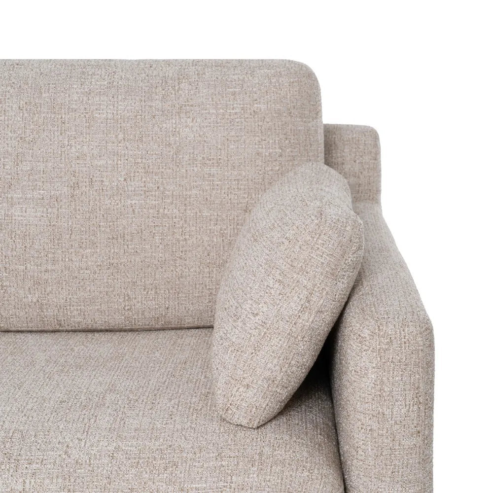 Beige Weave 3 Seater Sofa - LUXONAS HOME