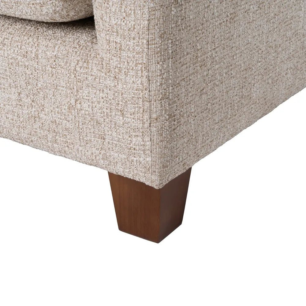 Beige Weave 3 Seater Sofa - LUXONAS HOME