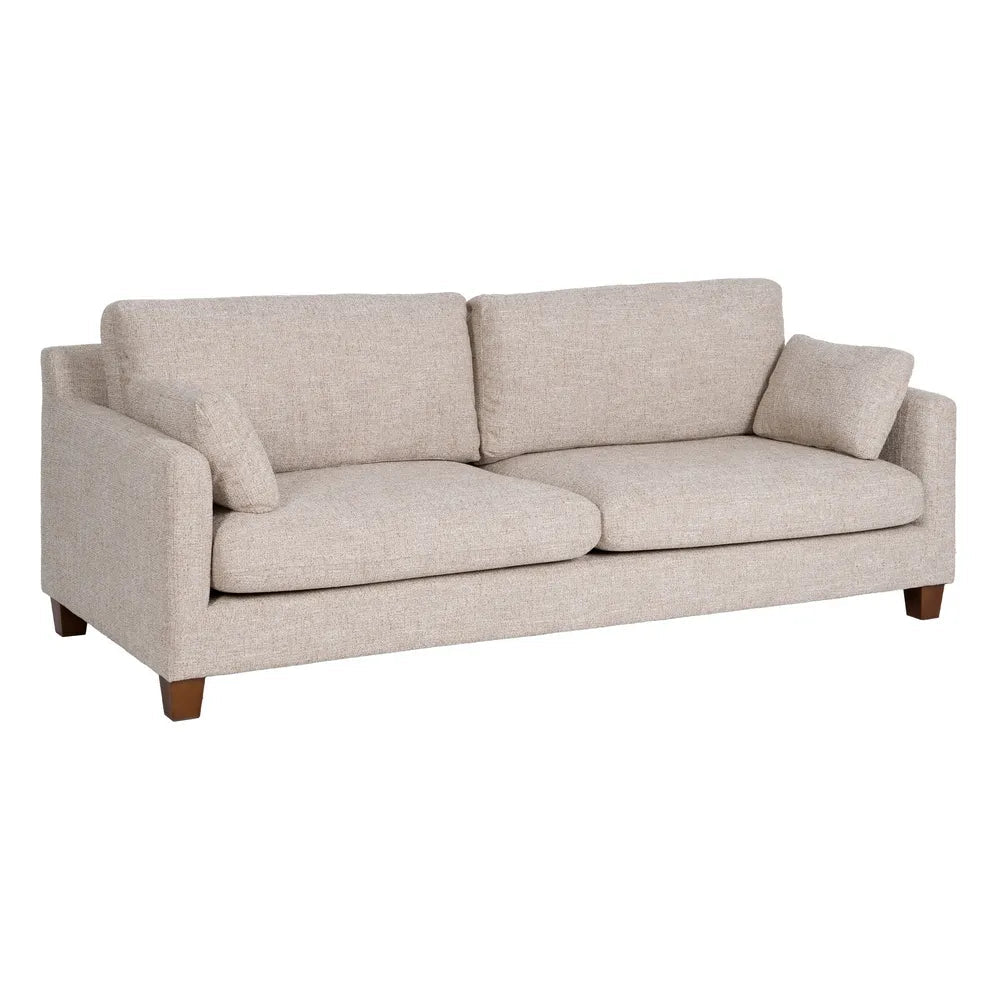 Beige Weave 3 Seater Sofa - LUXONAS HOME
